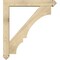Ekena Millwork Balboa Arts and Crafts Rough Sawn Bracket w/ Offset Brace, Douglas Fir, 6"W x 36"D x 40"H BKT0604X36X40BOA03RDF - alternate 4